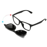 نظارات شمسية مع عدسات مغناطيسية سريعة التغيير 6 في 1