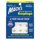 6Pairs Macks Professional noise reduction earplugs