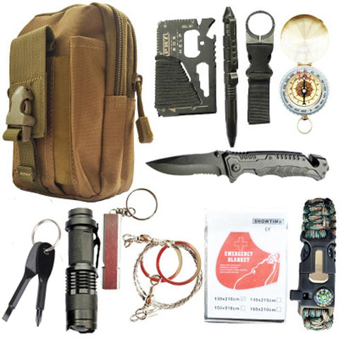 12 in 1 Survival EDC Kit