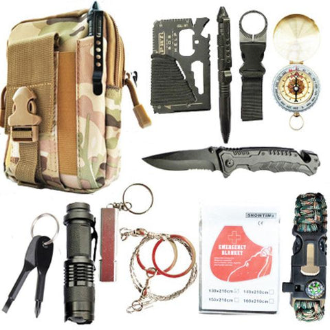 12 in 1 Survival EDC Kit